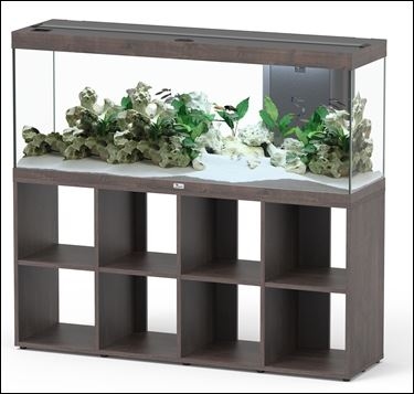 AQUATLANTIS AQUARIUM SPLENDID ULTRA 150 MET RGB DARK WOOD