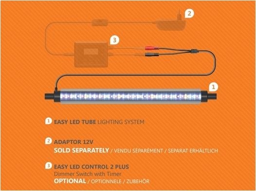 AQUATLANTIS EASY LED TUBE 438MM 8W