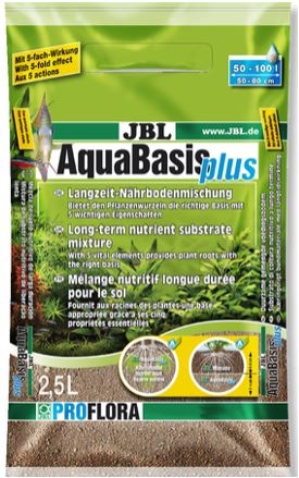 JBL AQUABASIS PLUS 2,5L VOEDINGSBODEM