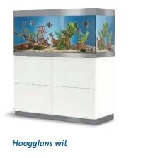 OASE HIGHLINE OPTIWHITE 300 AQUARIUM MET MEUBEL DIV KLEUREN